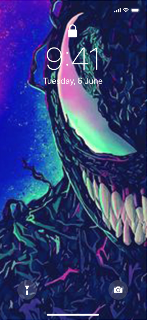 Scary venom Wallpapers Monster - 아이폰에 표시된 베놈에서 영감을 받은 강렬하고 화려한 몬스터 배경화면