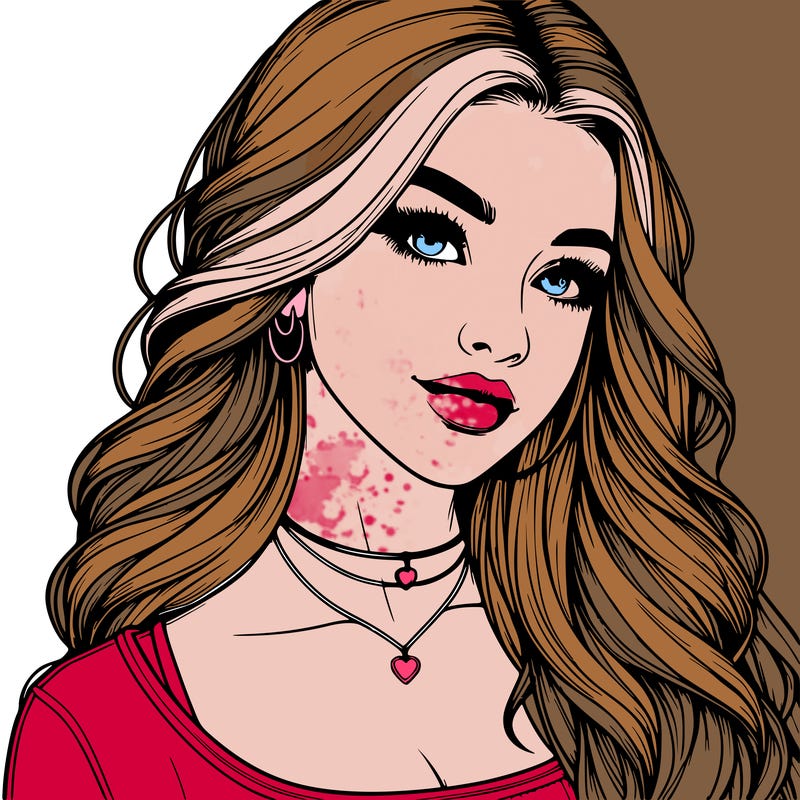 detailed realistic girl