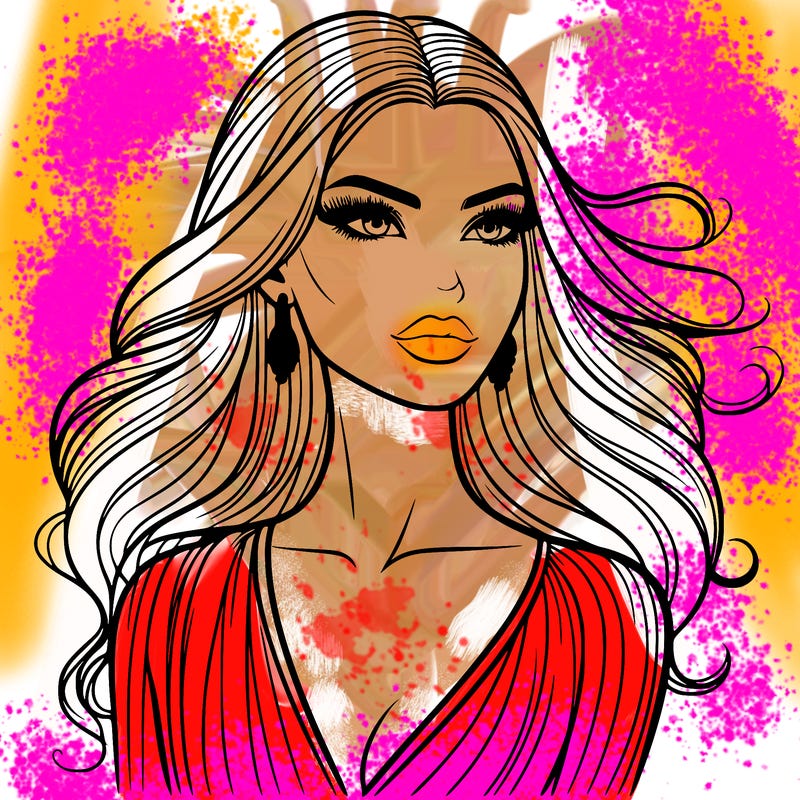 beautiful fashion woman