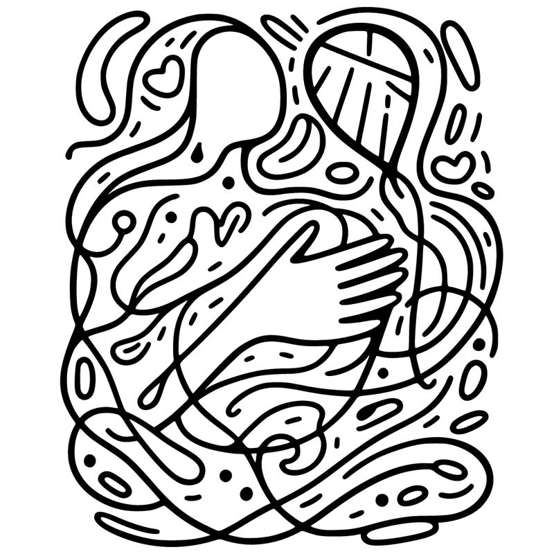 self love abstract art