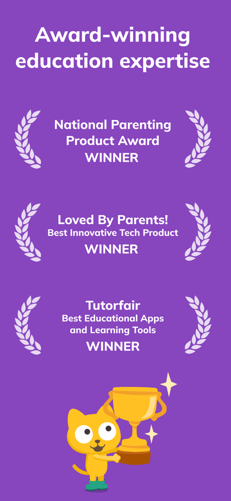 Especialidade educacional premiada para o aplicativo de aprendizado de chinês da Studycat