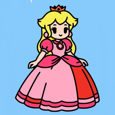 princess peach from mario