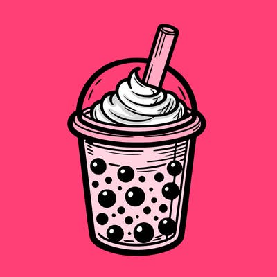 a boba drink