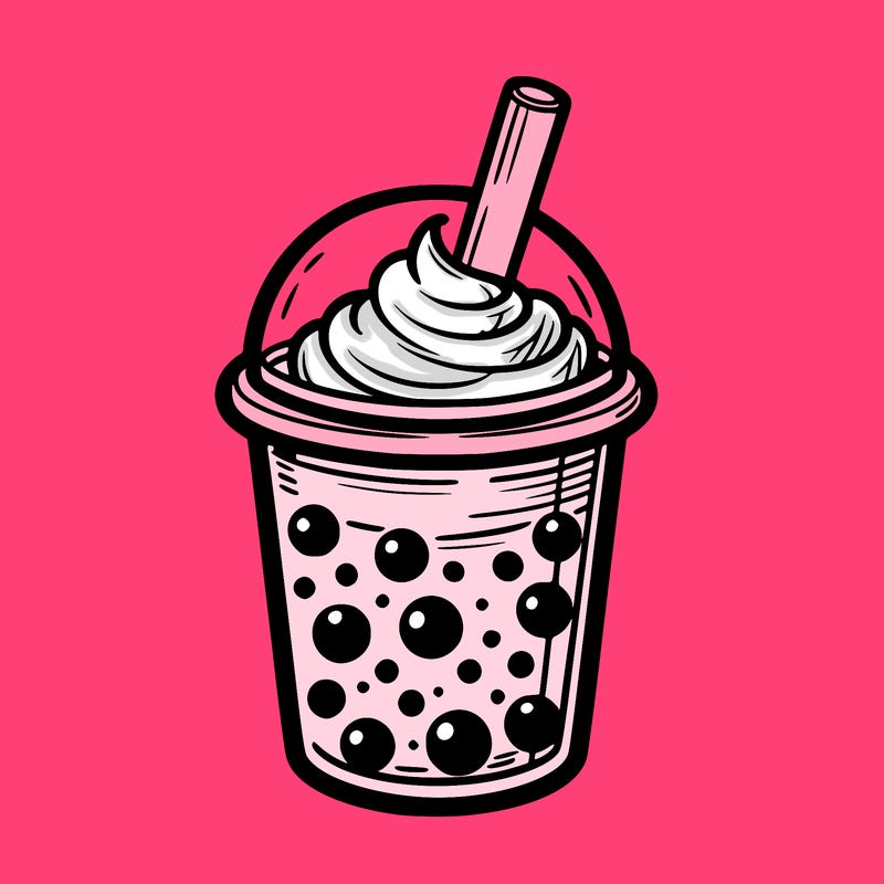 a boba drink