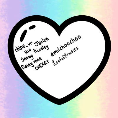 a blank heart