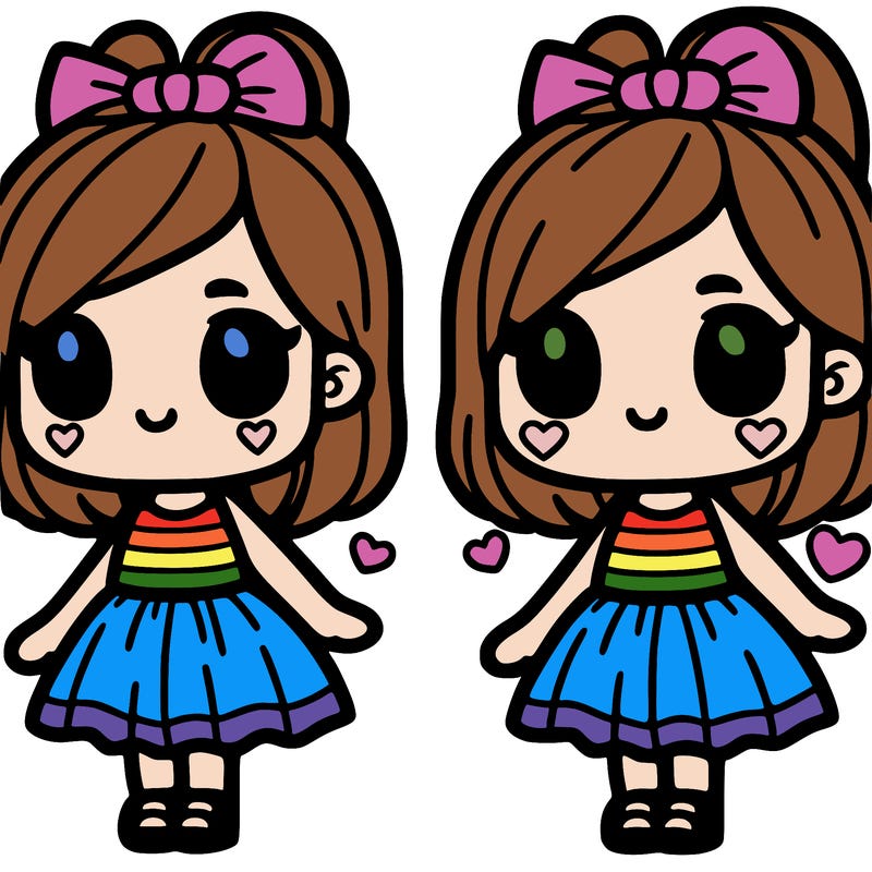 cute easy pride girl