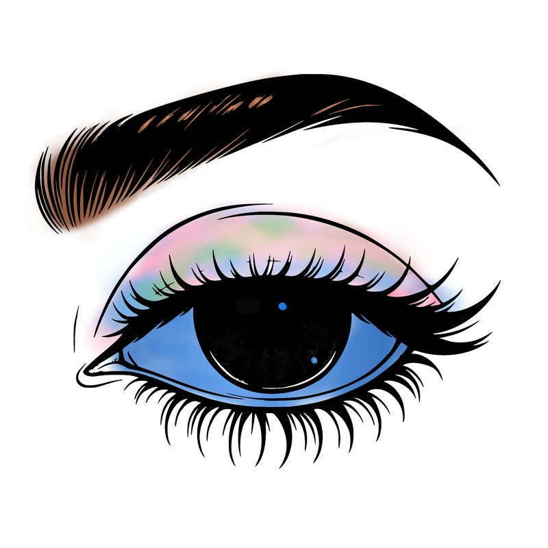 eye closed realistic