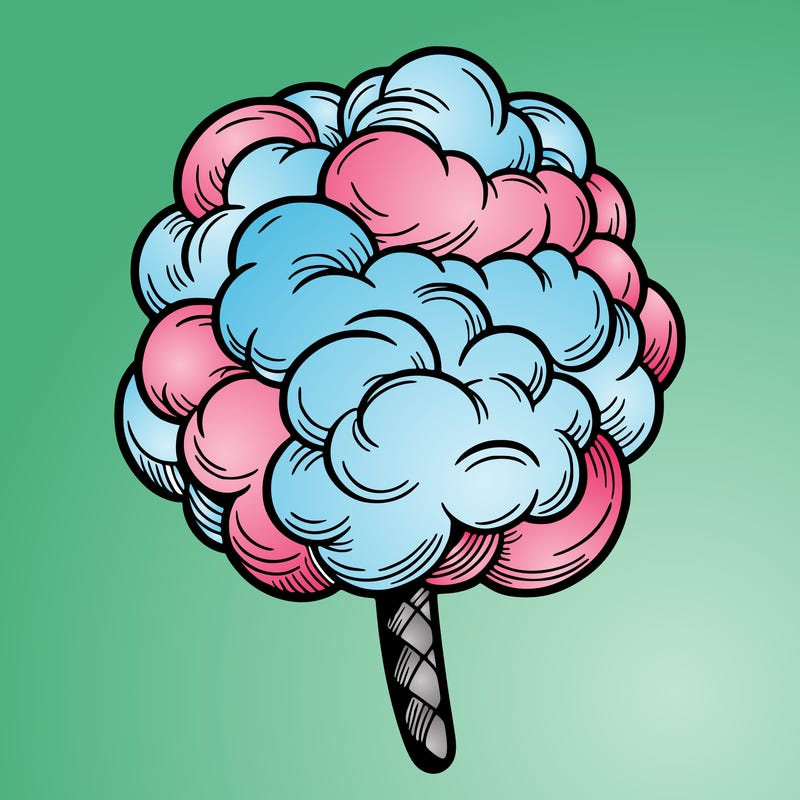 cotton candy with extra detail