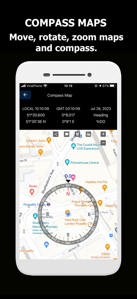 Compass Maps - Digital Compass - Utilities App | MWM