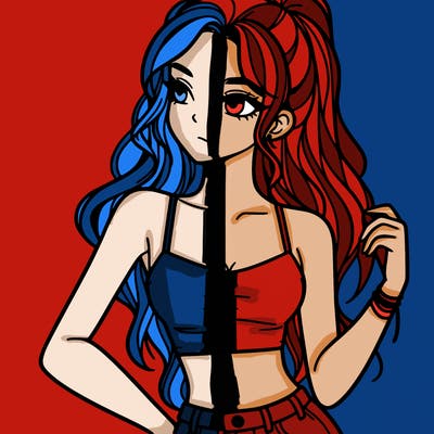 girl in crop top