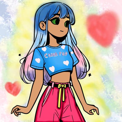 girl in a cute crop top