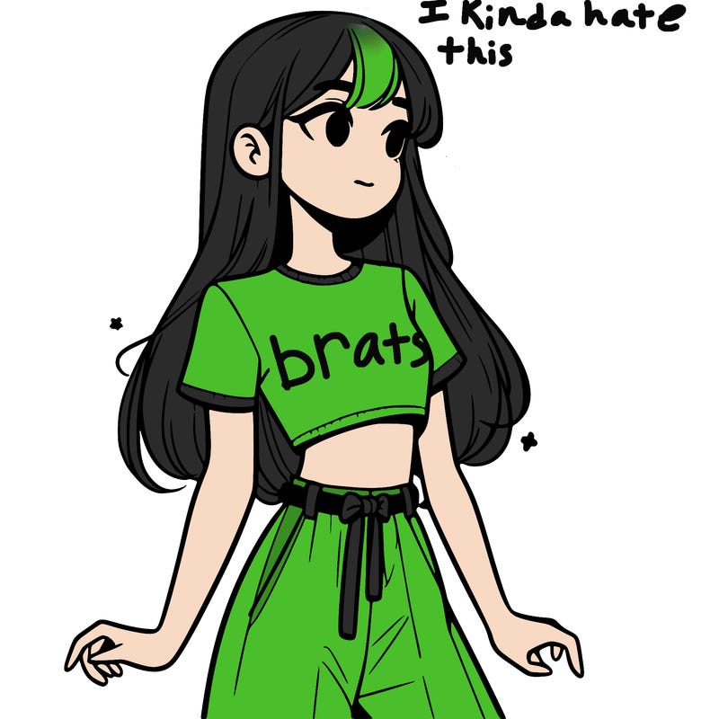 girl in a cute crop top