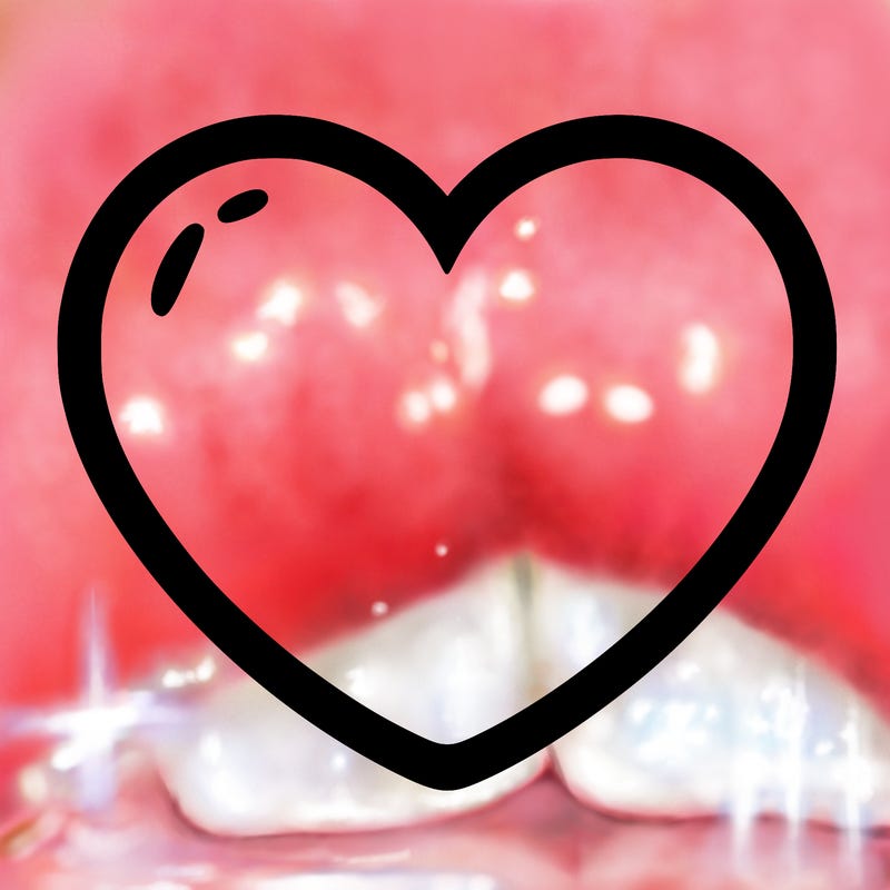 a blank heart