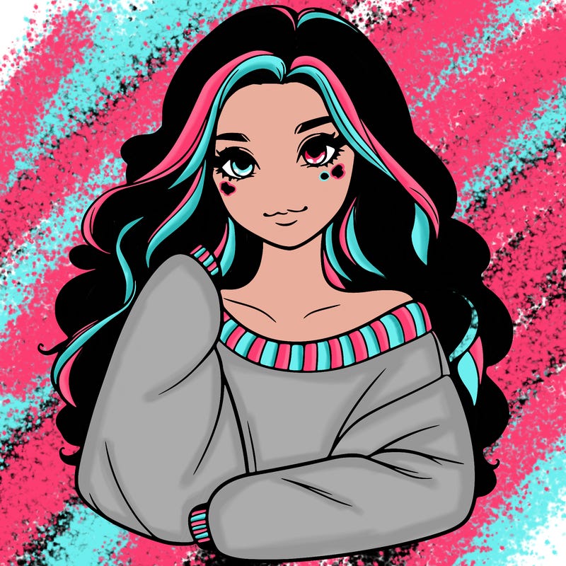 a beautiful girl in a big sweatshirt