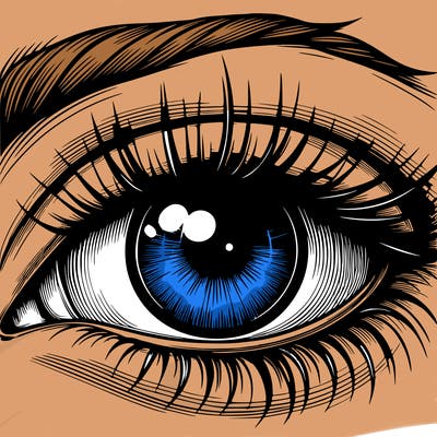 realistic eye