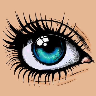 realistic eye