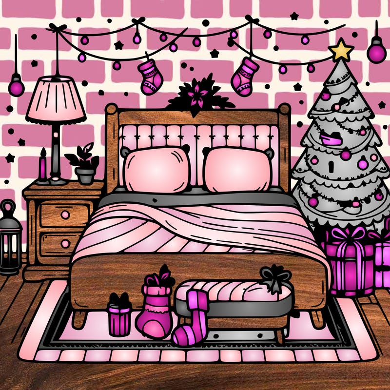 bedroom christmas