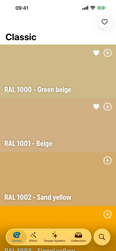 RAL Palette - Utilities App | MWM