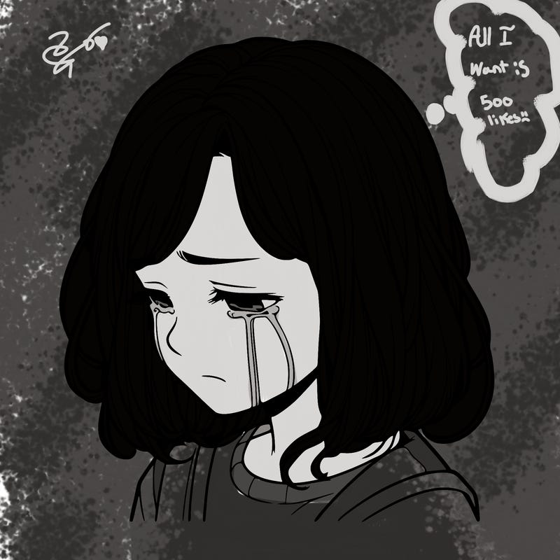 realistic girl crying