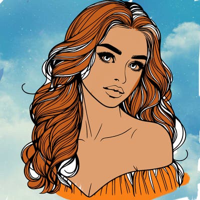 beautiful realistic girl