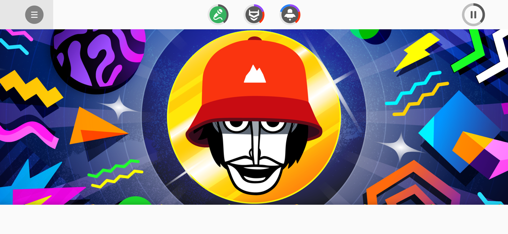 Incredibox - A beatboxer character from the Incredibox music game wearing a red hat