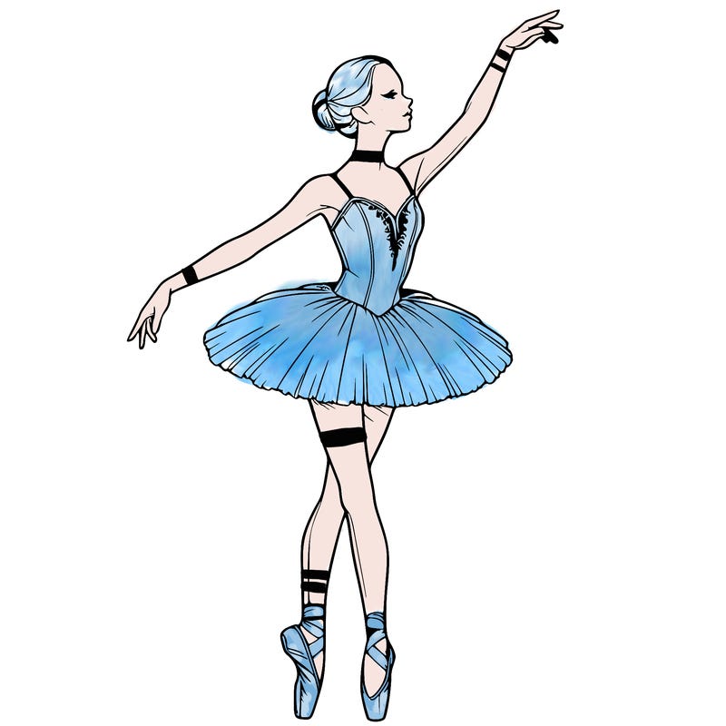 realistic ballerina