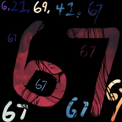 realistic girl with a high ponytail