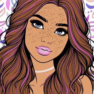 beautiful realistic girl