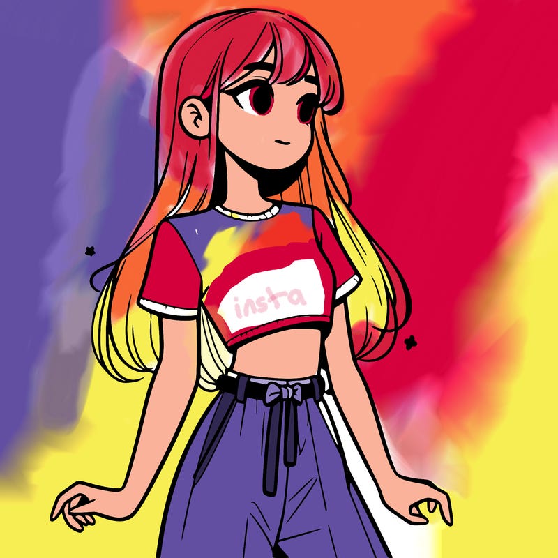 girl in a cute crop top