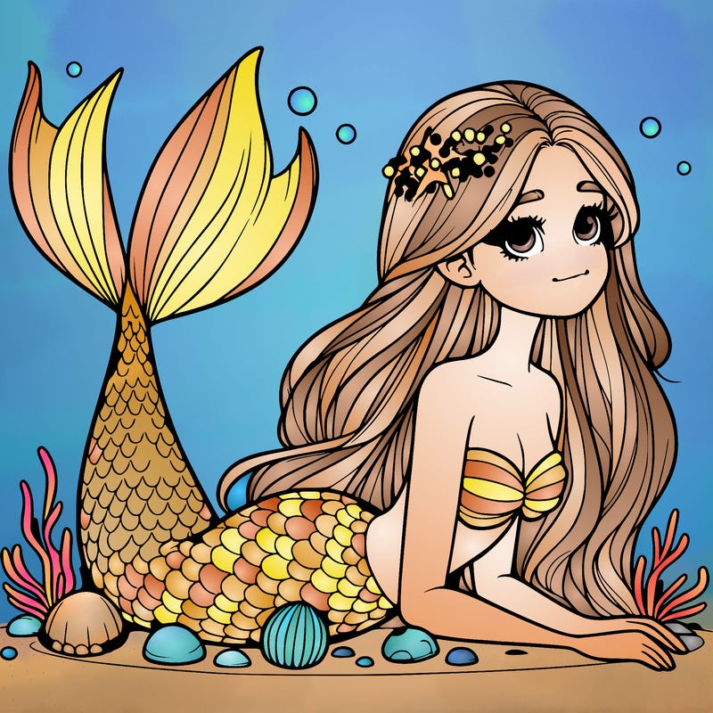 realistic mermaid