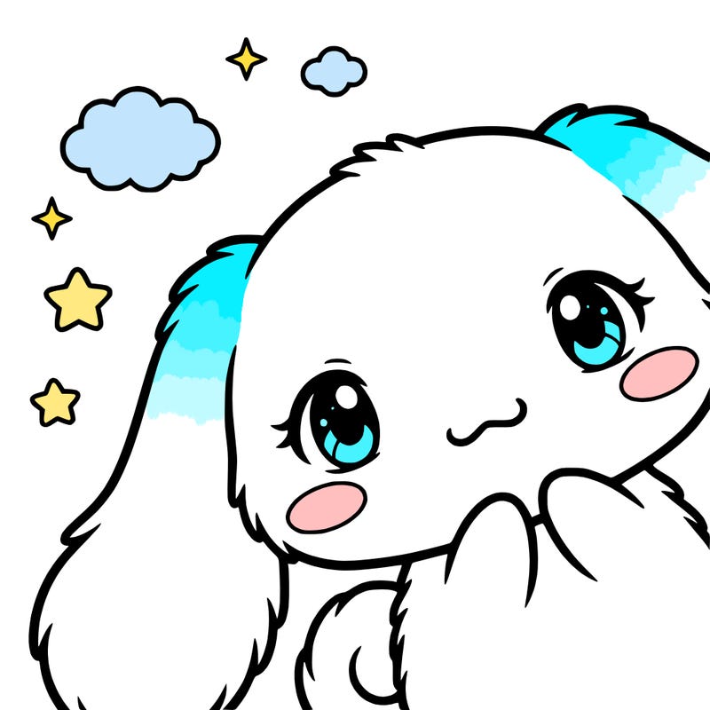 anime cinnamoroll cute fluffy