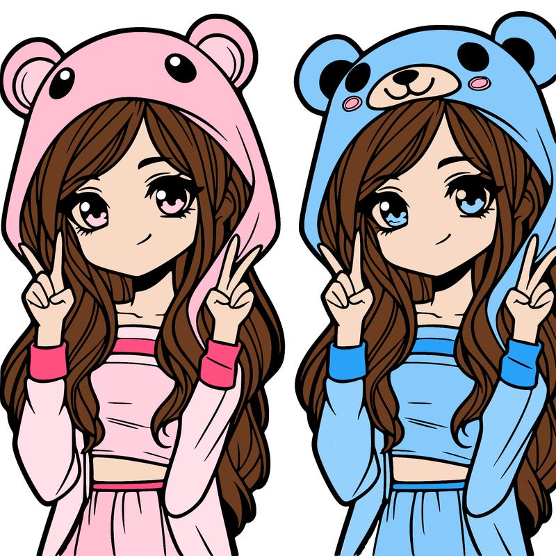 teen girl in animal costume