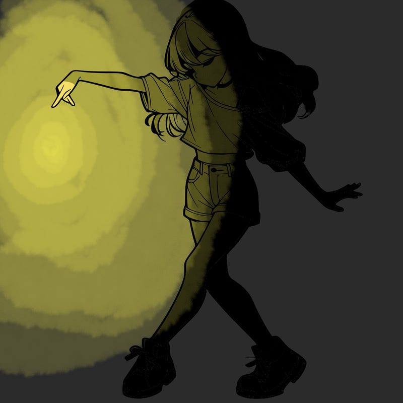 realistic girl danceing