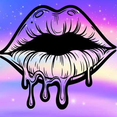 lips that look realistic and drip