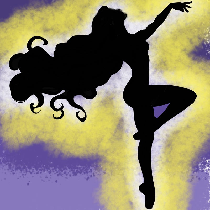 realistic woman dancer