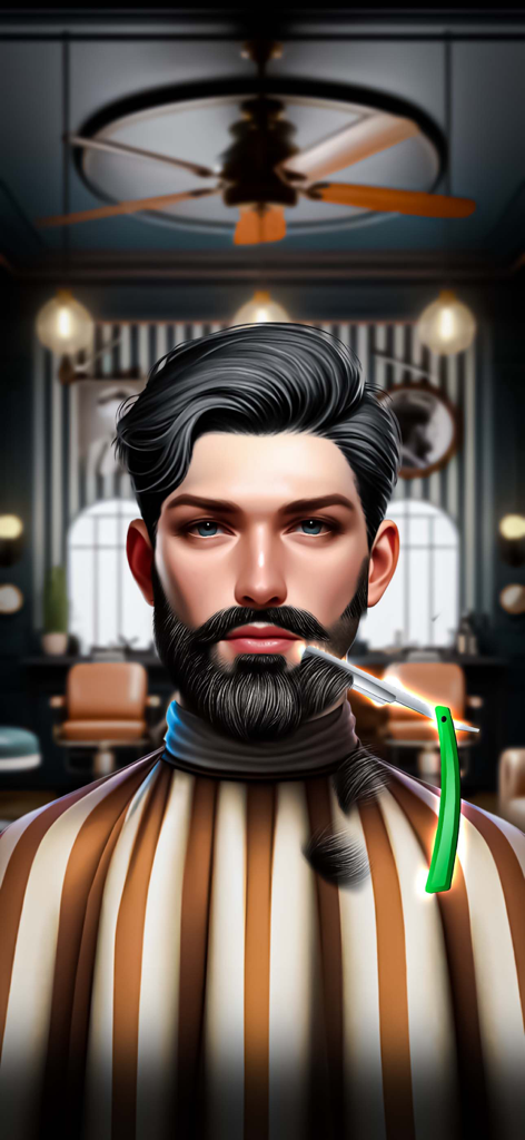 Hair Cuttery Barber Shop Games - バーバーショップゲームでのプロのひげの手入れのシミュレーション。