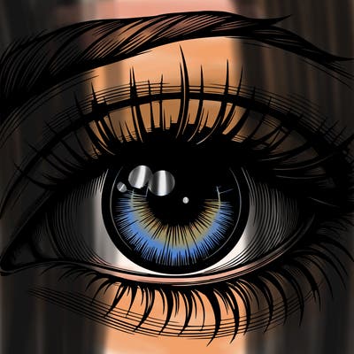 realistic eye