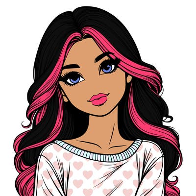 realistic beautiful girl