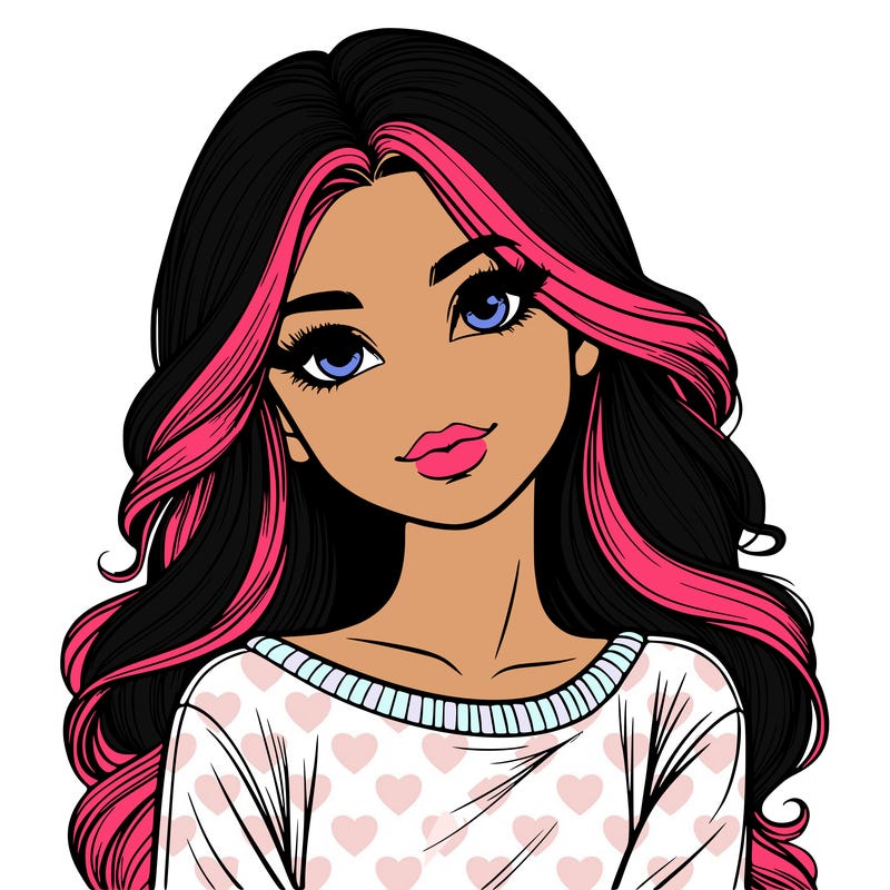 realistic beautiful girl