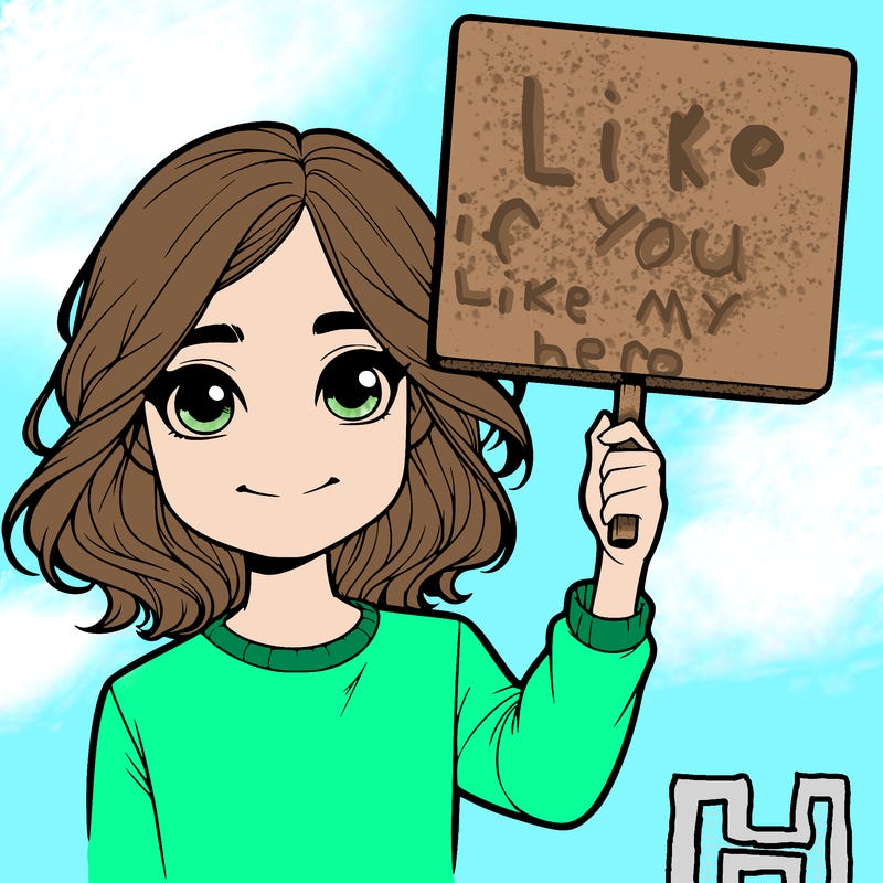 realistic girl holding up a sign