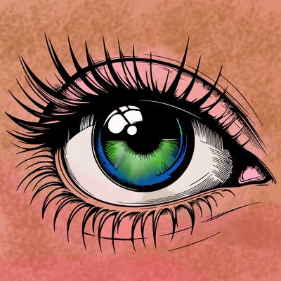 realistic eye
