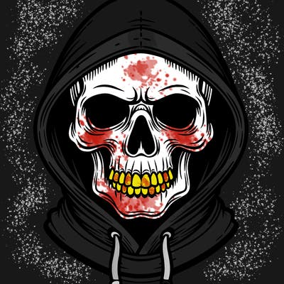 skull hoodie