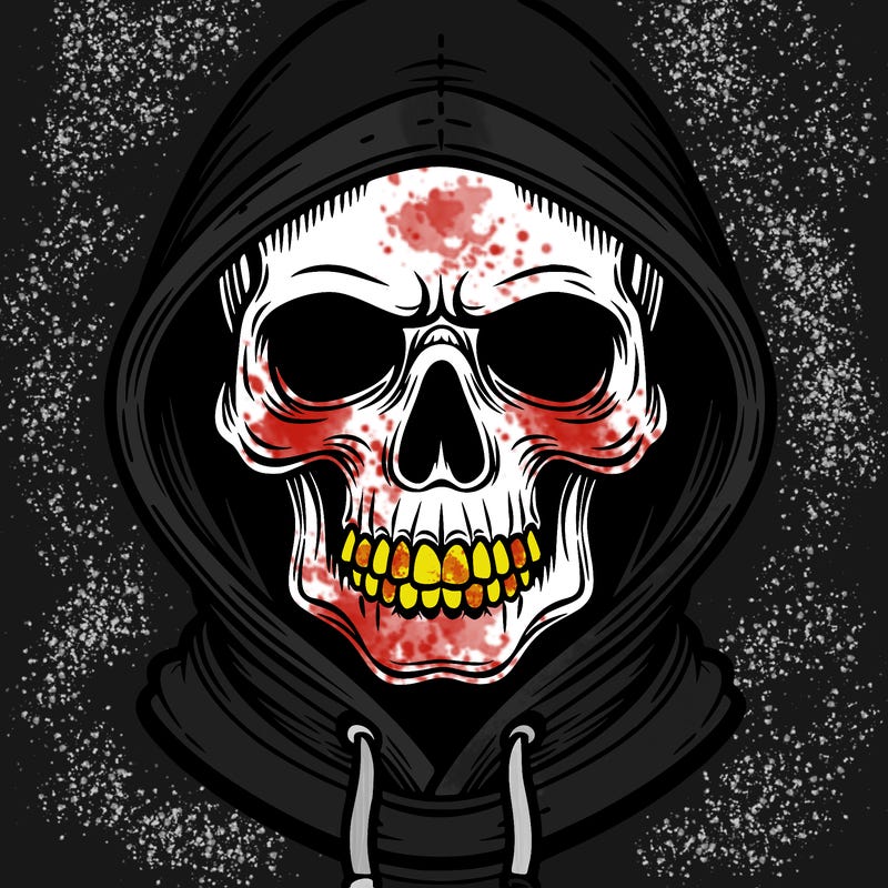 skull hoodie