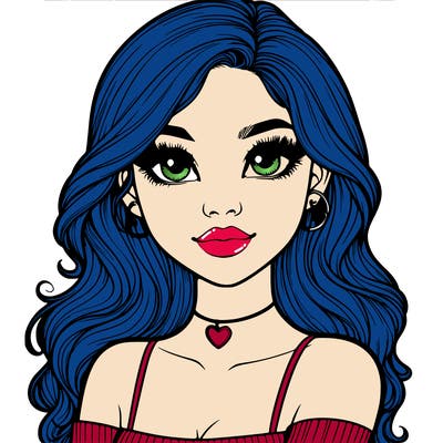 realistic pretty girl