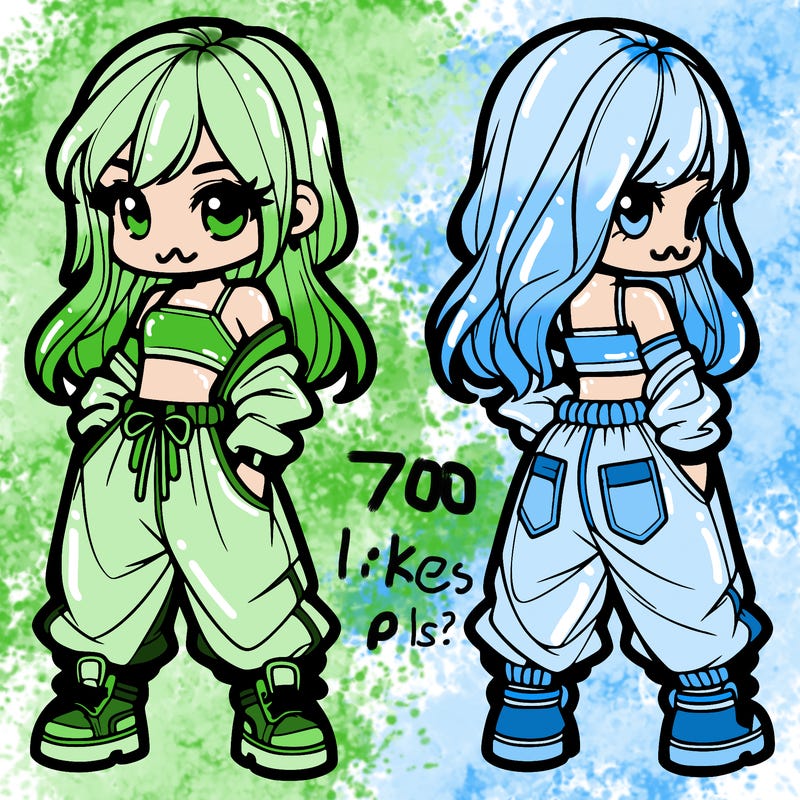 girl in crop top and baggy pants