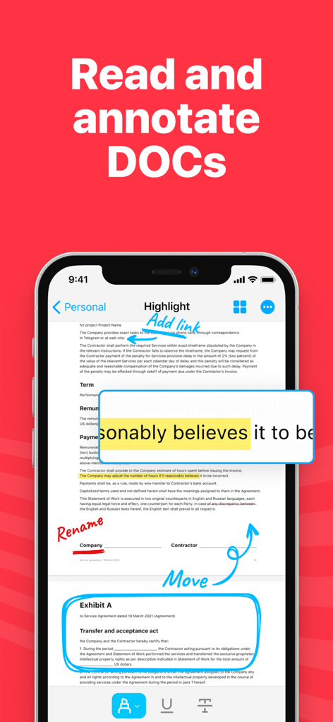 PDF Fill & Sign. Editor Filler - Business App | MWM