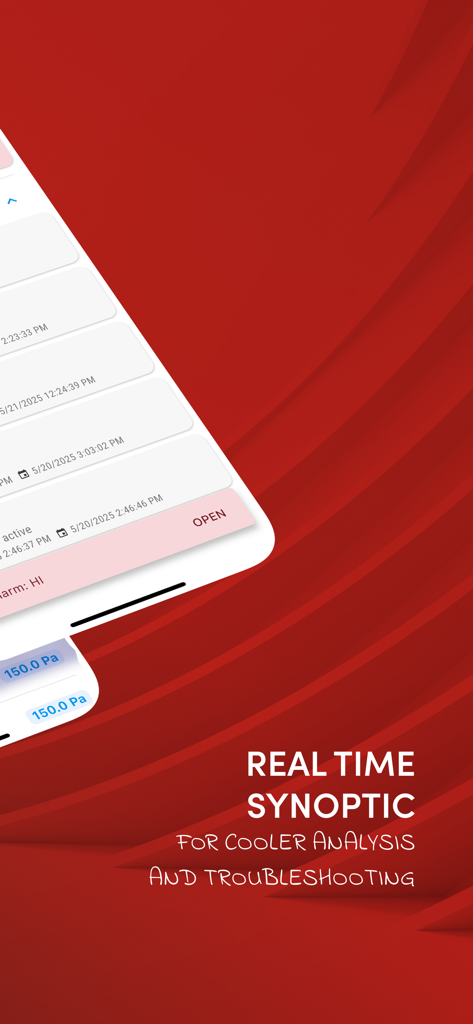 Carel Applica - Real time synoptic interface for cooler analysis and troubleshooting