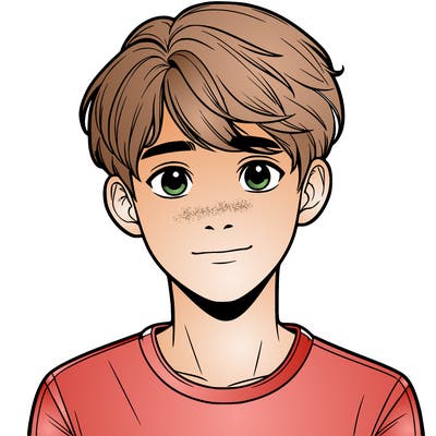 realistic teenage boy