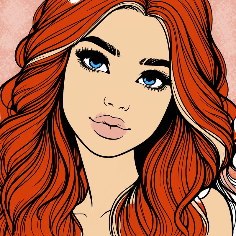 beautiful realistic girl