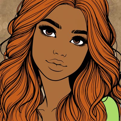 beautiful realistic girl